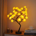 18inch 36 LED Cherry Blossom Twinkle Tree Lamp, Battery/USB (3AA&USB) Operated Lamp Twinkle Trees Indoor Christmas (Warm White)